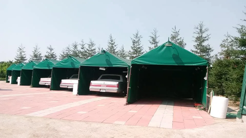 Custom patio frame cover installed outdoors
