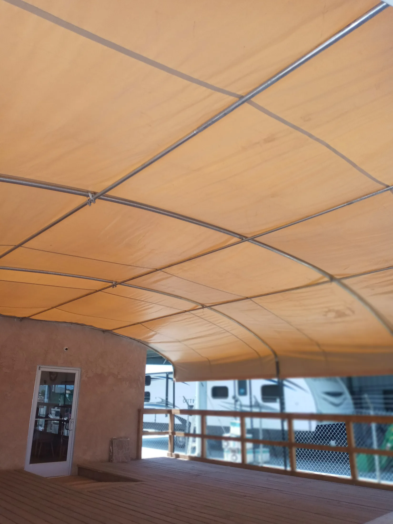 Custom vinyl porch enclosure